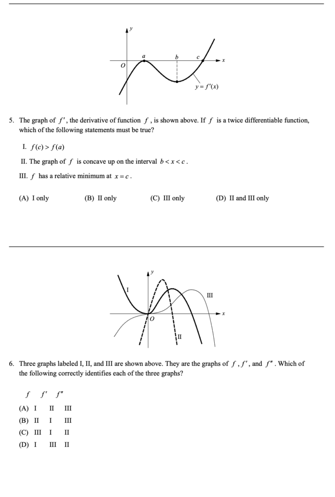 Curves of f , f' , f" and Curve Sketching in Applications of Differentiation